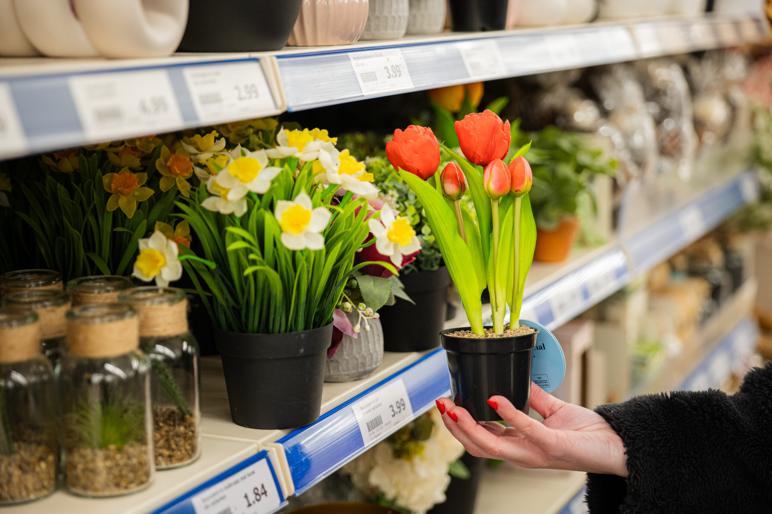 Vier de lente bij Winkelcentrum de Baronie